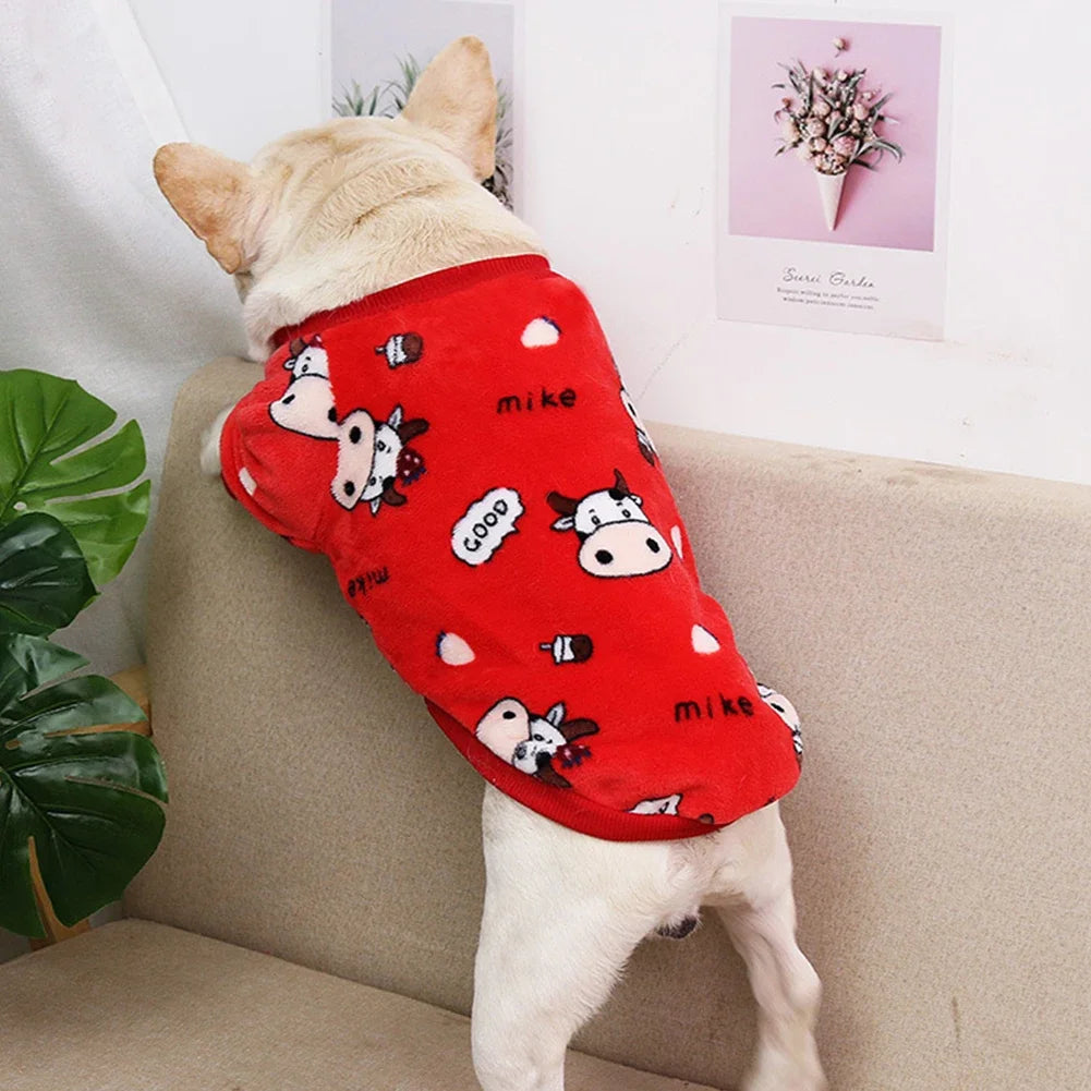 Autumn Puppy Fleece Clothes - Small Dogs and Cats - Mortekk