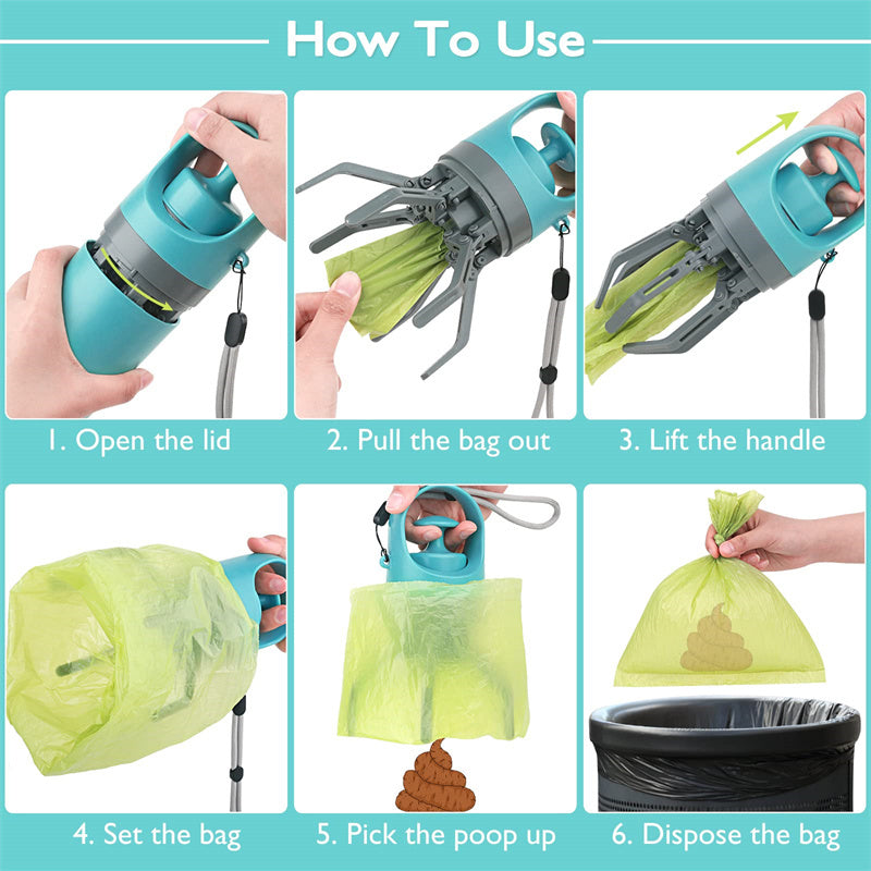 Portable Lightweight Dog Poop Bag Dispenser